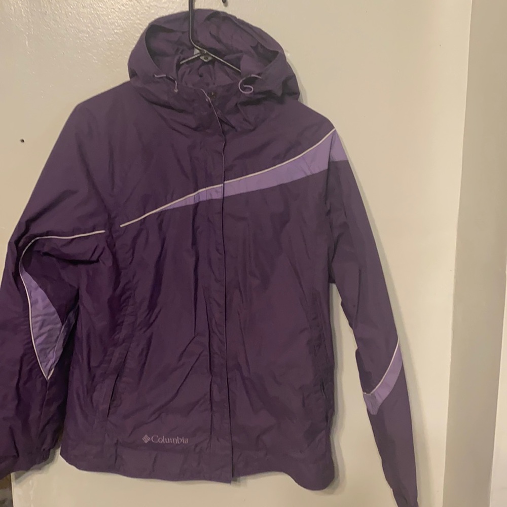 Women’s Columbia jacket purple sz Medium